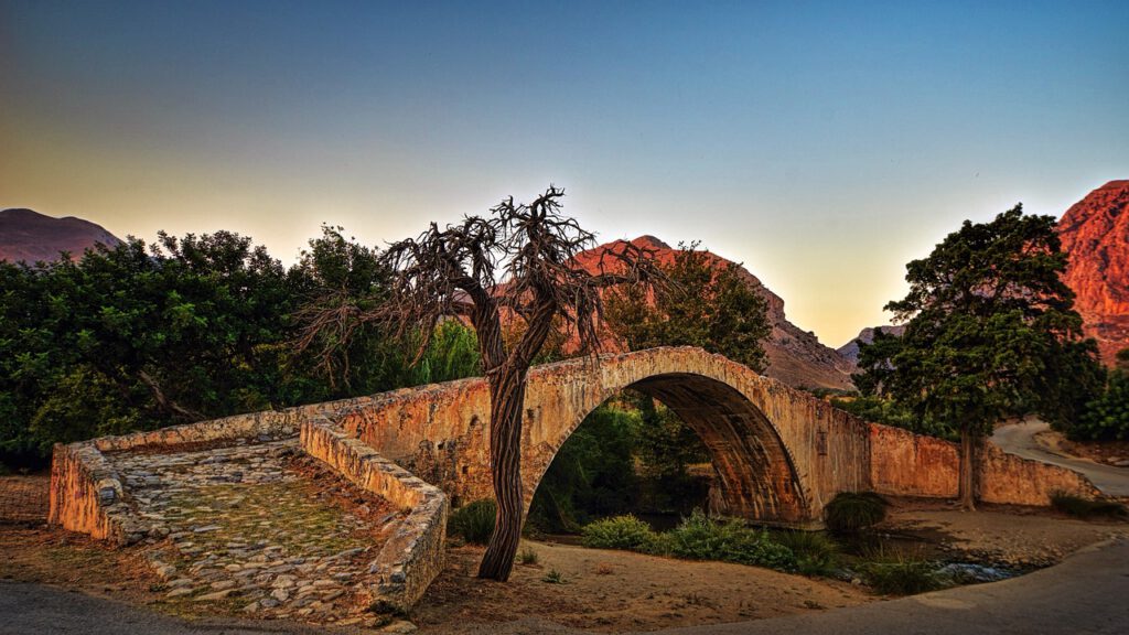 bridge, historical, nature