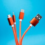orange USB cables
